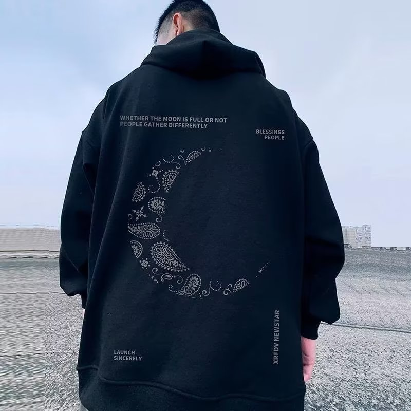 New zippered hoodie men's winter cardigan oversized loose plush hooded jacket 8XL_voghion.com