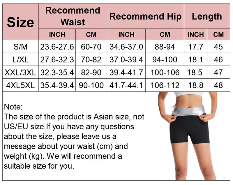 Pantaloni da sauna Pantaloncini modellanti per il corpo Perdita di peso Dimagrante Shapewear Donna Allenatore in vita Pancia Leggings termici caldi per il sudore Fiess_voghion.com