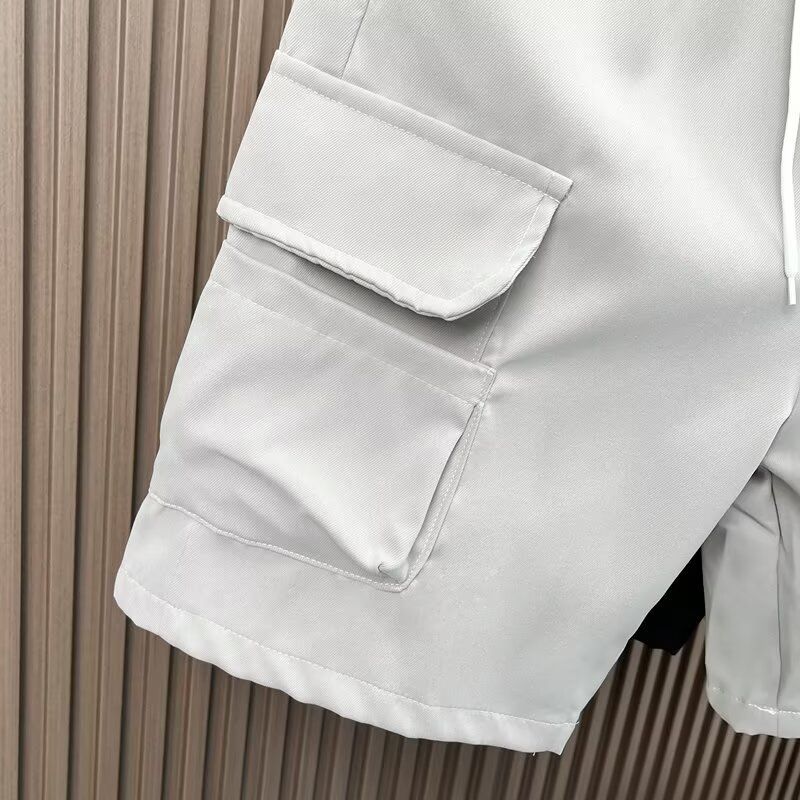 Men's Lightweight Summer Cargo Shorts - Relaxed Fit Casual Short Pants With Multiple Pockets, Straight Cut For Comfort (Black, Khaki, Gray) _voghion.com