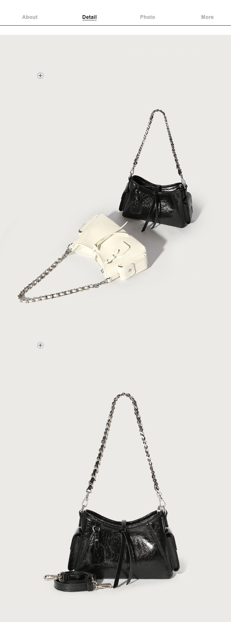 Elegante borsa a tracolla da donna - Borsa a tracolla di medie dimensioni con interni spaziosi, chiusura con cerniera e dettagli di cucitura alla moda per il tempo libero e i viaggi_voghion.com