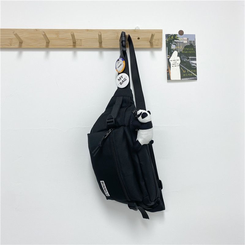 New Simple Chest Casual Trendy Sports Student Shoulder Bag, Versatile Crossbody Women, Phone For Men, Waist Bag_voghion.com