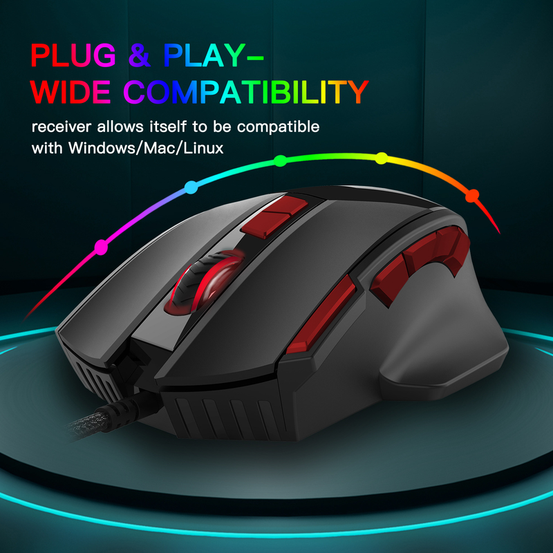 Private mode 10 key RGB game USB computer 7 color hair photoelectric wired mouse_voghion.com