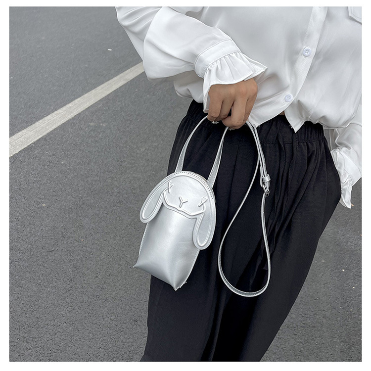 Borsa di design di nicchia femminile 2023 nuova borsa a tracolla creativa carina per coniglio borsa per cellulare borsa a tracolla semplice moda_voghion.com