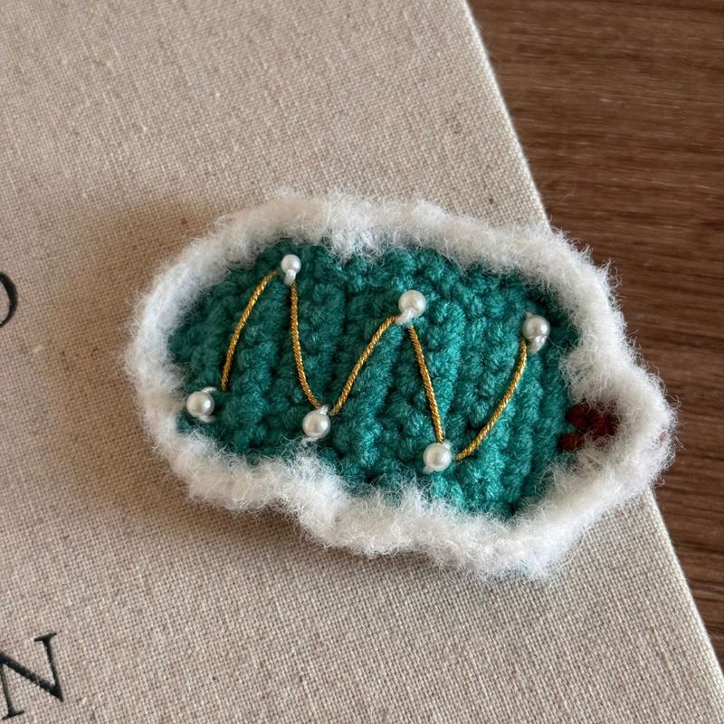 Cute Wool Christmas Hairpin Christmas Elk Socks Festive Atmosphere BB Clip Bangs Clip Side Clip Hair Accessories_voghion.com