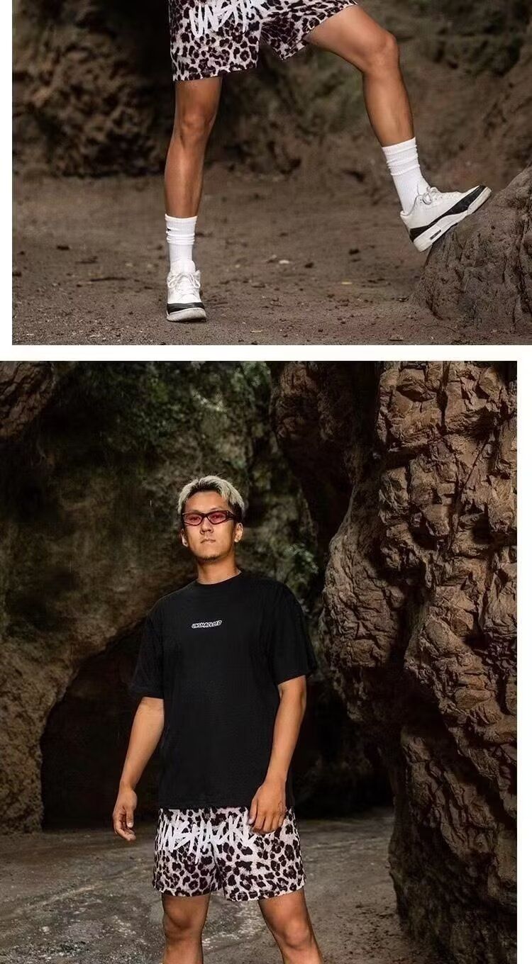 Sports men's summer American basketball trendy brand loose casual pants for outerwear plus size beach shorts_voghion.com