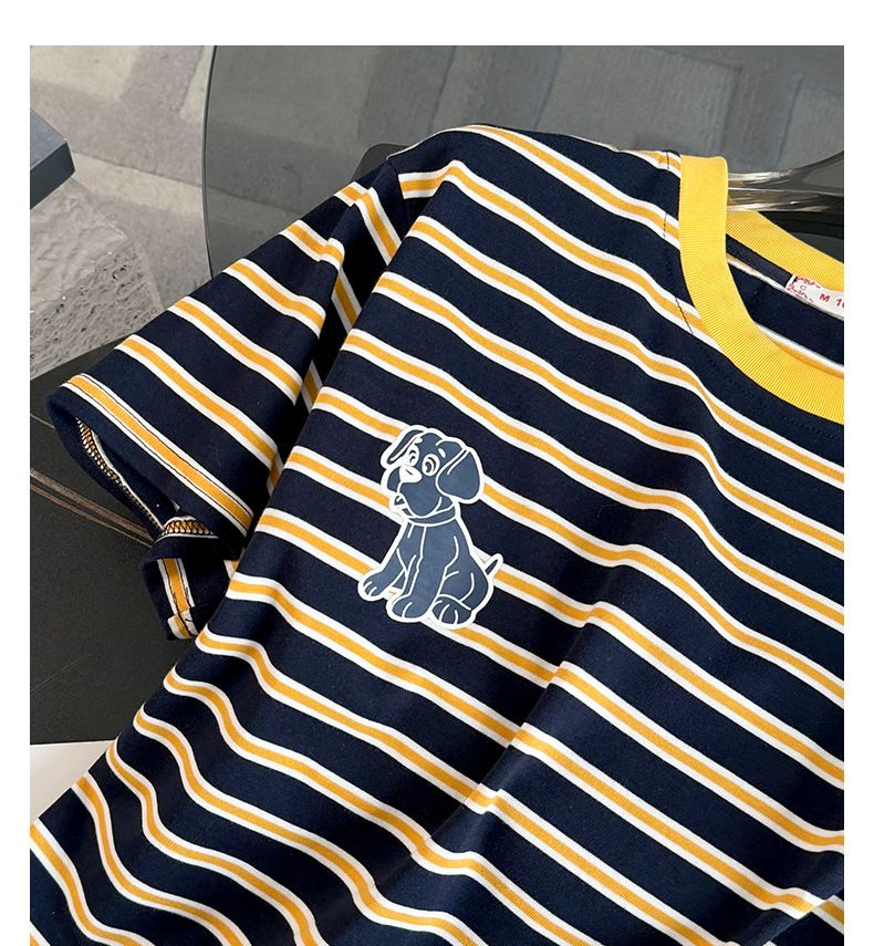 Women's Clothing Fashion Net Red Summer New Striped Shorts Suit Women's Thin Running Suit Western Style Age Reducing Two Piece Suit_voghion.com