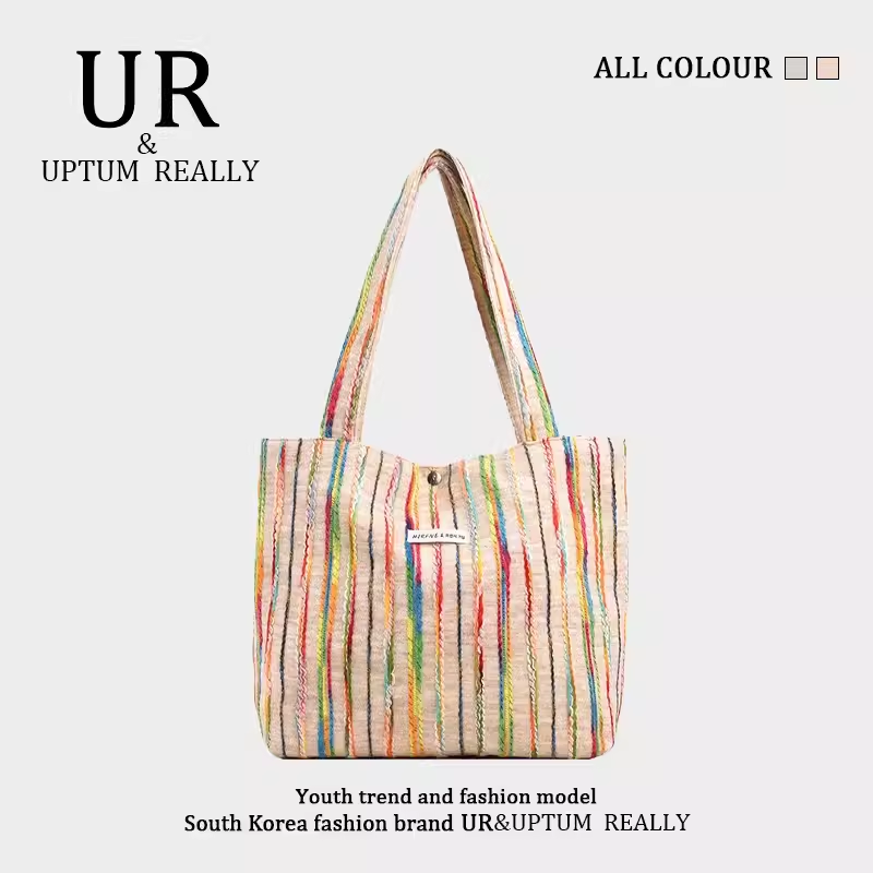La popolare tela ispessita di UR per le donne di quest'anno, la nuova borsa tote da viaggio super hot versatile del 2024, borsa ascellare_voghion.com