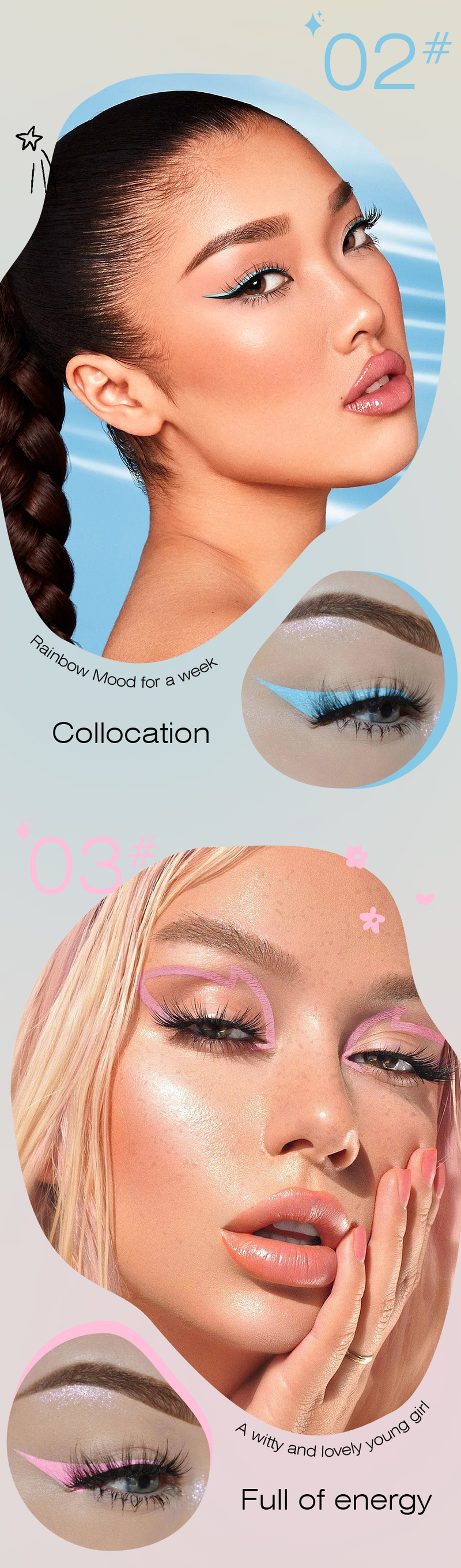 Eyeliner mat imperméable professionnel 8 couleurs, cosmétiques de beauté professionnels longue durée pour fête et Performance_voghion.com