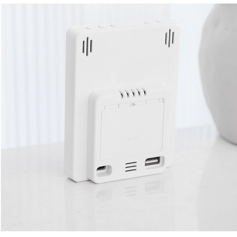 New Alarm Gift Multifunctional Electronic Simple Setting Temperature And Humidity Clock 5508_voghion.com