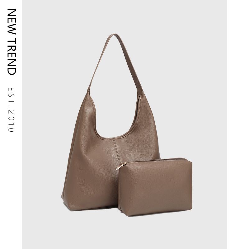 Versatile Large Capacity Fashion Casual Single Shoulder Mother-Daughter Trendy Niche Underarm Commuter Bag_voghion.com