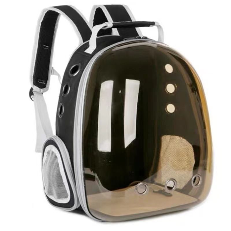 Zaino per gatti, grande capacità, trasparente, per cani, portatile, impermeabile, per animali domestici_voghion.com