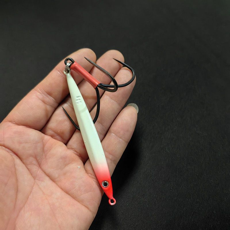 Blade Scale Casting Large Lure Fishing Gear Full Set Spear Hook Slim Long Iron Plate_voghion.com