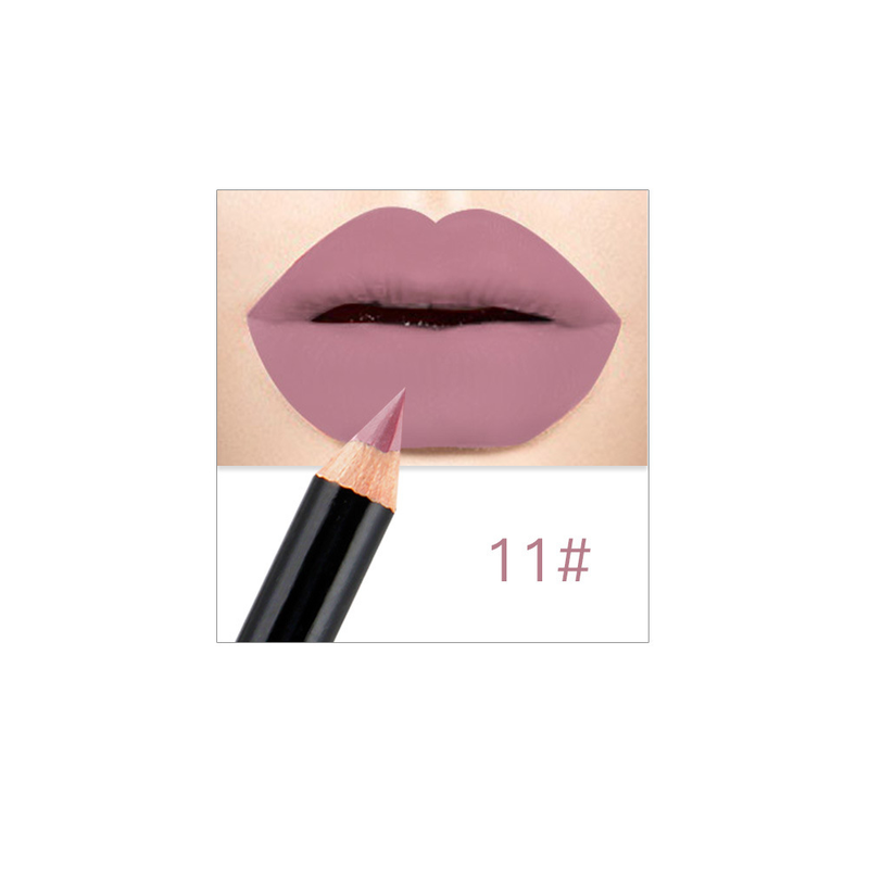 Beat one to threeNude Matte Lipstick Pen Retouching waterproof lip liner 12 colors available_voghion.com