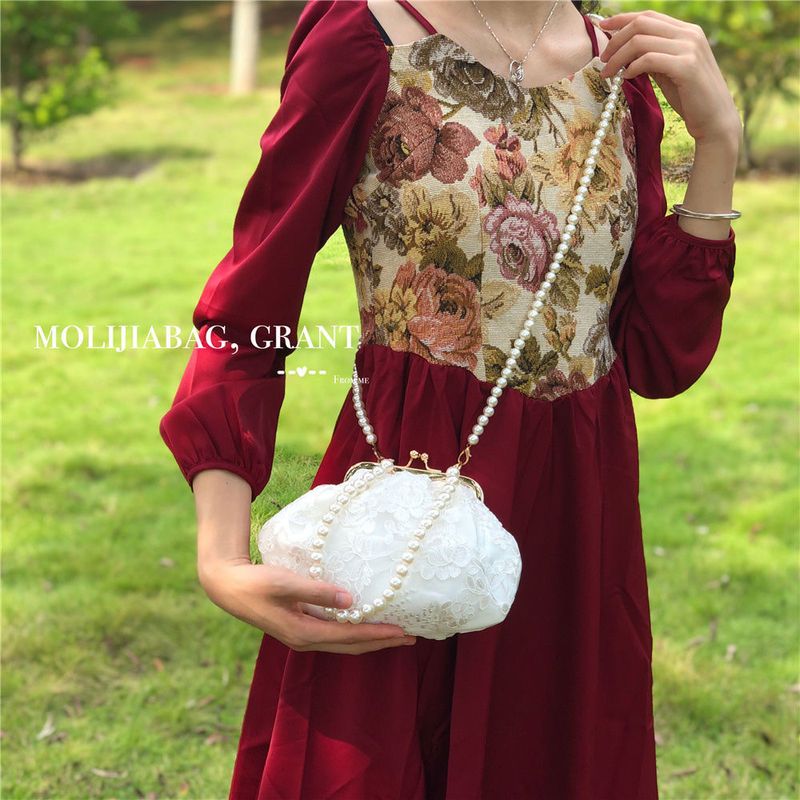 Borsa a mano estiva da donna Moli's Fairy in stile cinese, mini borsa a tracolla cheongsam da portare a mano_voghion.com