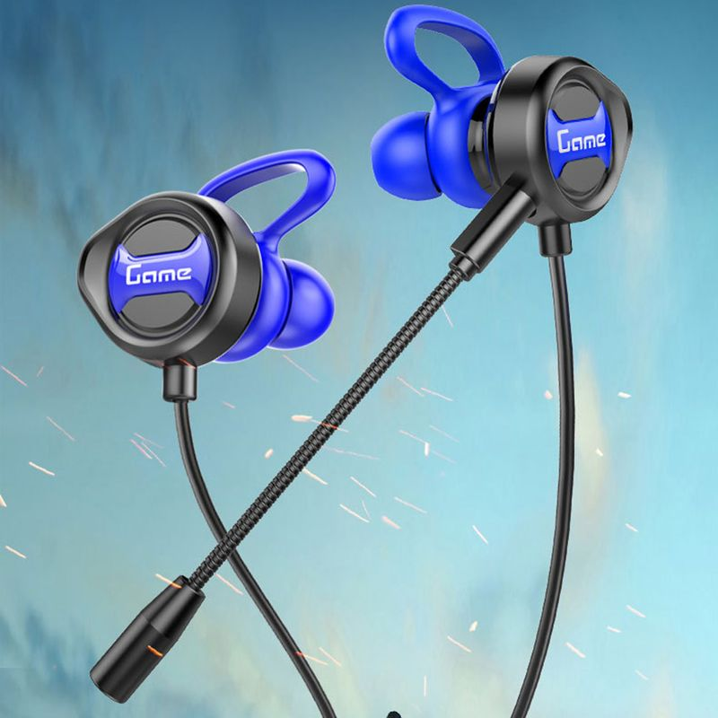 G31 Wired Earphone High Fidelity Intelligent Noise Cancelling Lightweight 3.5mm Stereo Sports In-ear Gaming Earbud for_voghion.com