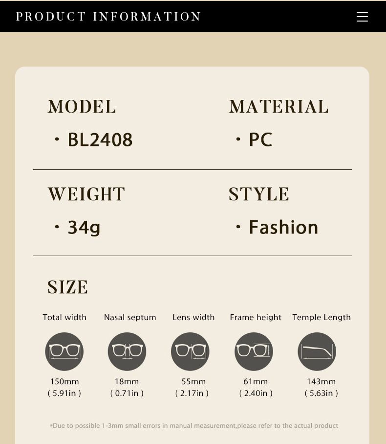 2024 neuer farblich passender multilateraler, dünner Brillenrahmen mit Gesichtsdarstellung, trendige Anti-Blau-Flachbrille_voghion.com