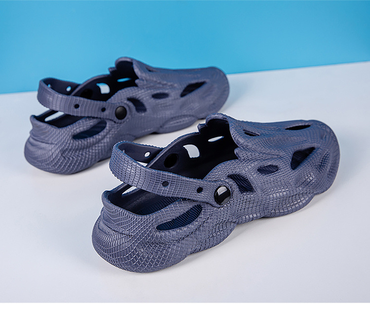 Mens Cushion Arch Support Footbed Slide Sandals Athletic Adjustable Soft_voghion.com