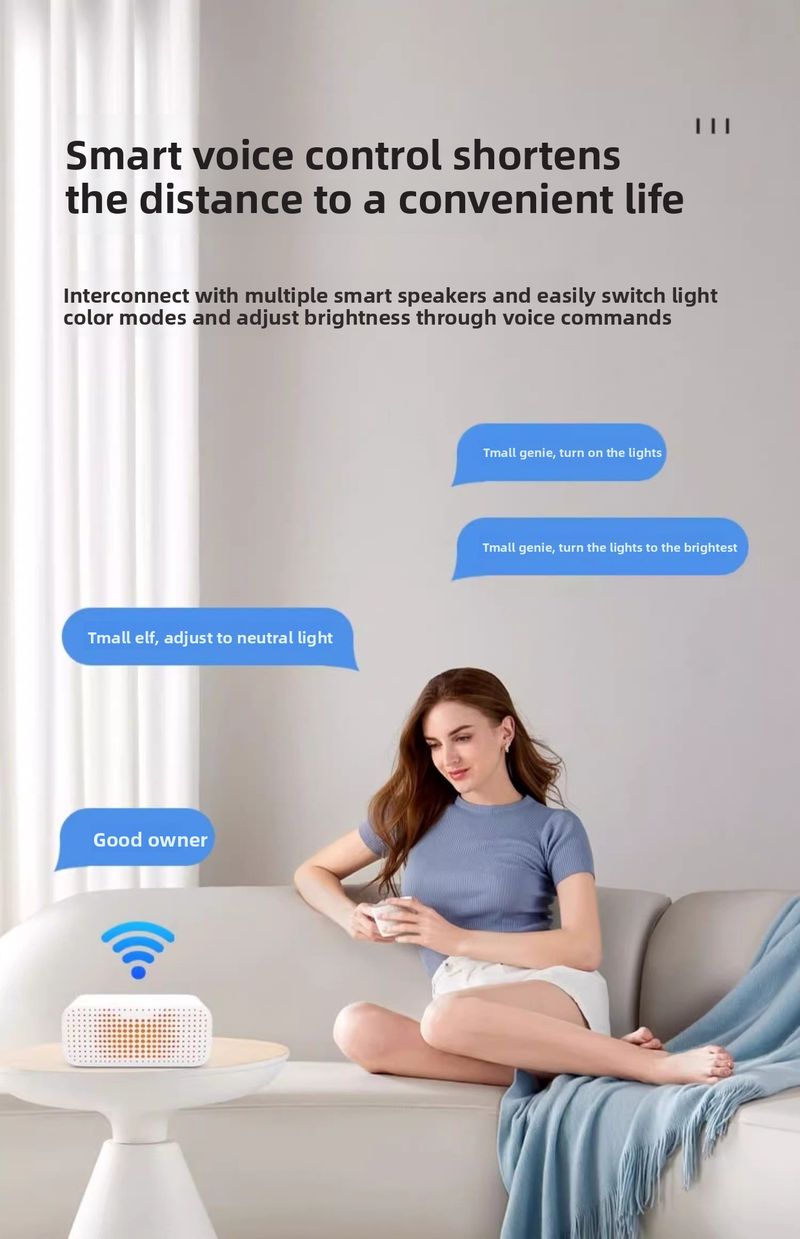 Lampada da soffitto per camera da letto color crema a spettro completo, protezione oculare ultrasottile per bambini, stile minimalista, piccola lampada a forma di fagiolo di latte_voghion.com