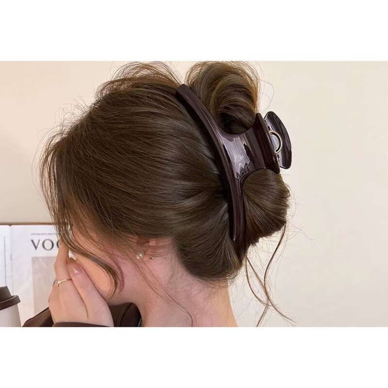 Extra Large Arc 2025, nuovi fermagli per capelli di alta qualità per la parte posteriore della testa, autunnali e invernali, accessori per capelli, copricapi, fermagli a forma di squalo_voghion.com
