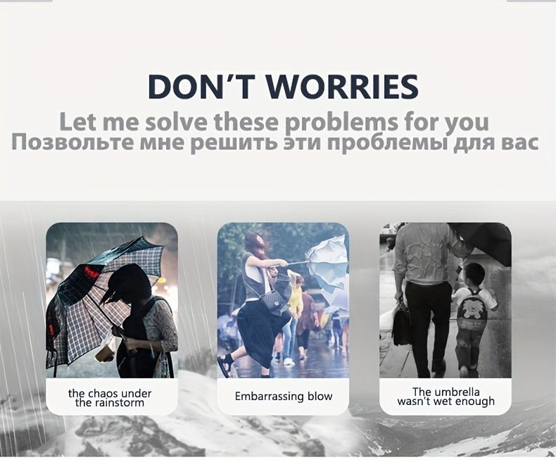 Otomatik 10 Kaburga Su Geçirmez Kompakt Katlanır Şemsiye, Hafif Taşınabilir Günlük Şemsiye, Arkadaşlar İçin İdeal Hediyeler_voghion.com