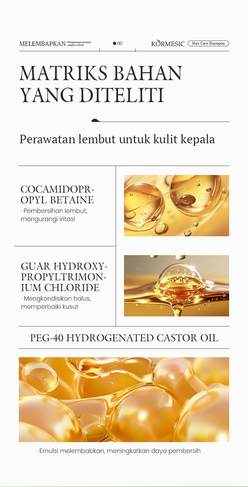 KORMESIC Hair Care Shampoo Shampoo Soft Floating_voghion.com