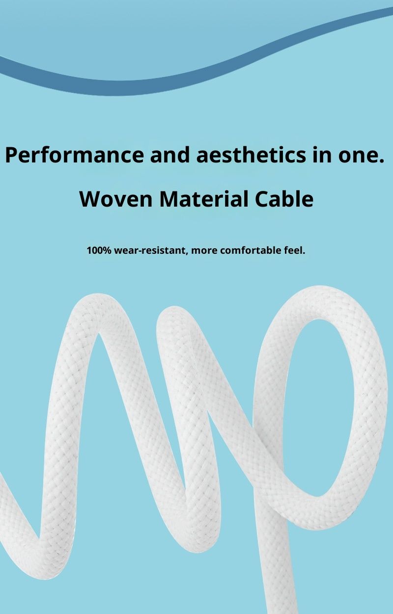 Digitex 100W Vollkompatibles Typ-C Superschnelles Daten-USB-Ladekabel, geeignet für Huawei Xiaomi Handys_voghion.com