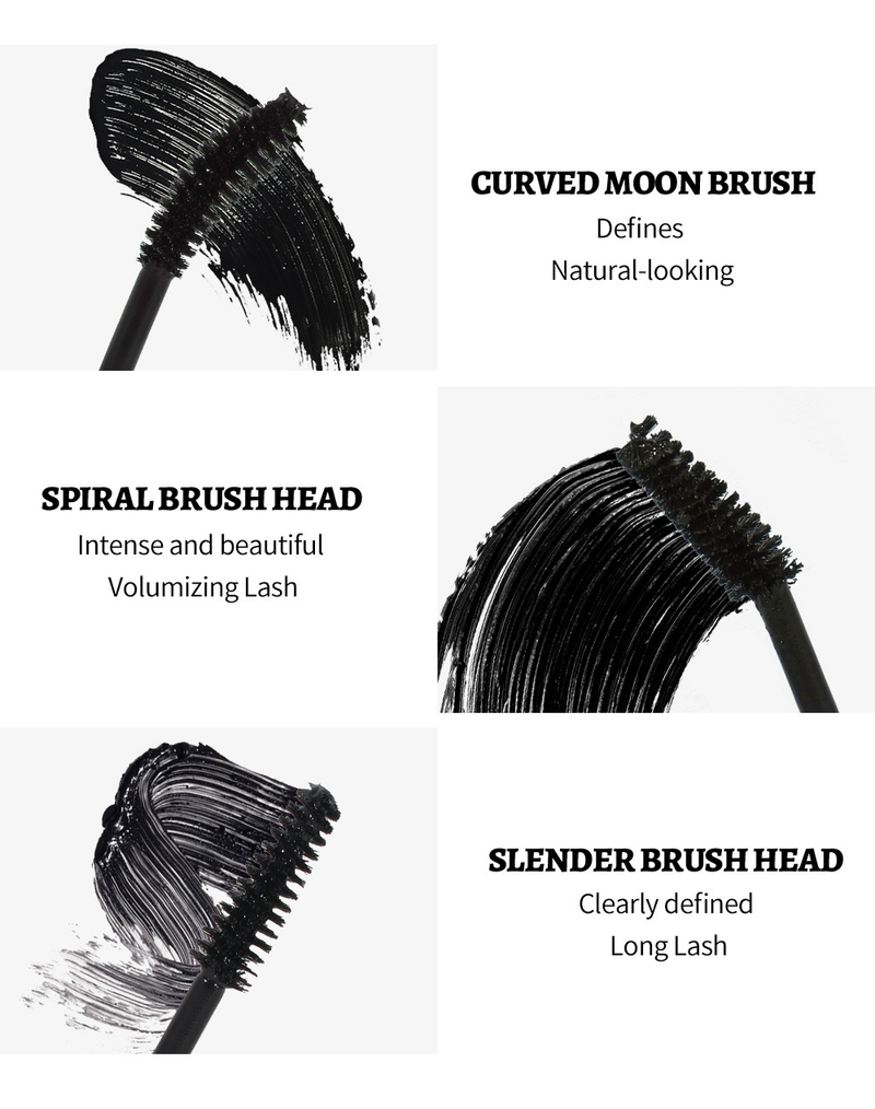 Dense Frizz curling eye zwart waterproof, zweetbestendig, vlekvrij en langdurige mascaraprimer_voghion.com