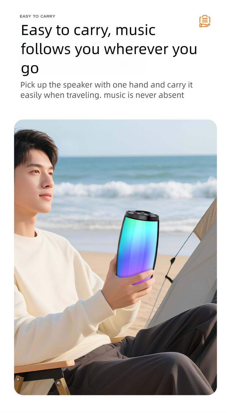 Berlin Sound Internet Celebrity Wireless Bluetooth Speaker High Aesthetic Subwoofer Long Battery Life Card Slot USB_voghion.com