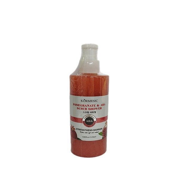 KORMESIC Rode Granaatappel & AHA Scrub Body Wash 250ml_voghion.com