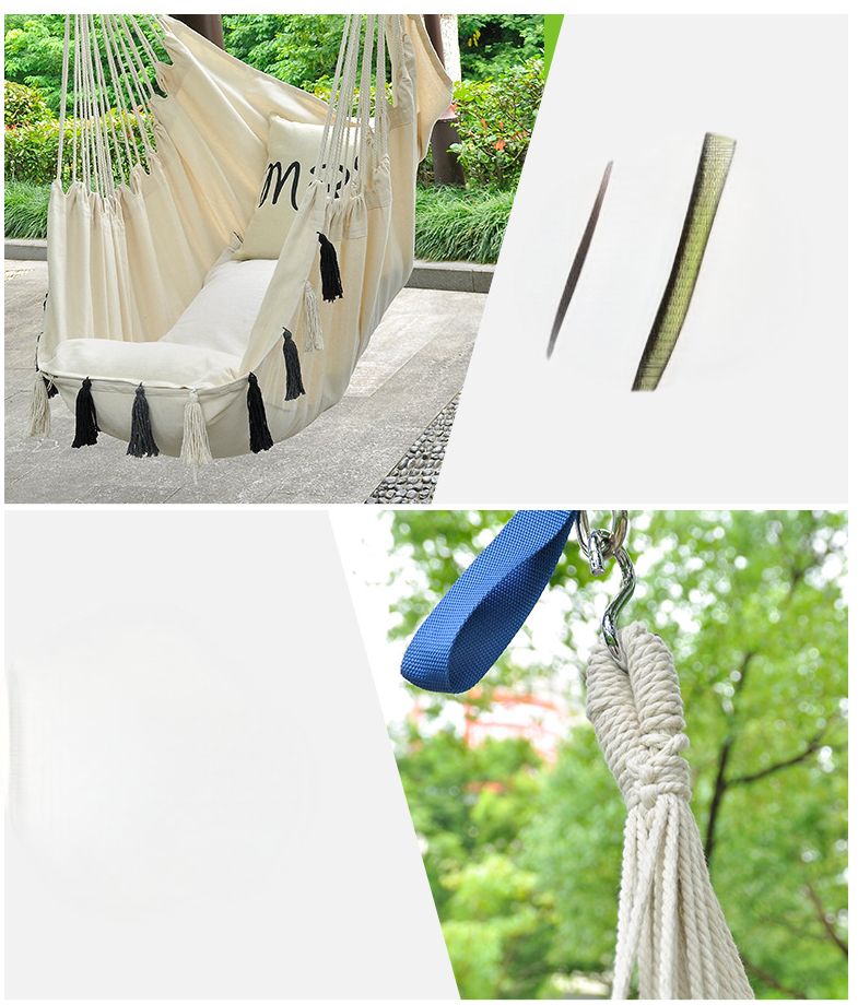 Hammock Camping Portable Foldable Indoor Seat Canvas Hanging Chair Outdoor Swing_voghion.com