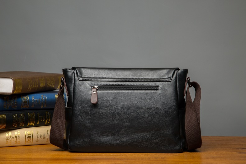 Bolsa de ombro masculina estilo coreano 2023, bolsa de couro masculina, bolsa transversal, maleta da moda, bolsa envelope versátil_voghion.com