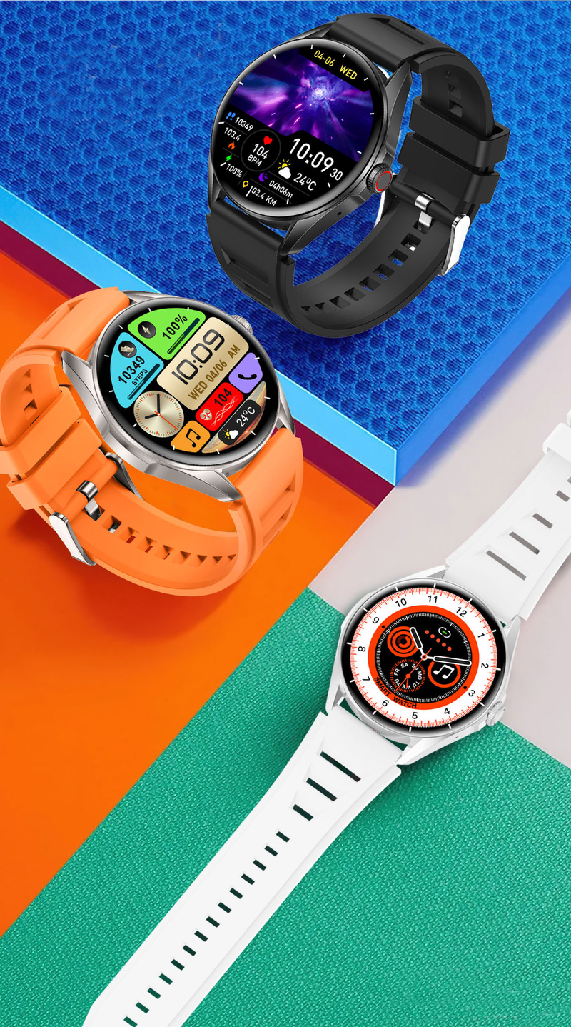 L61D smartwatch 1,43 pouces Bluetooth parler fréquence cardiaque sang_voghion.com