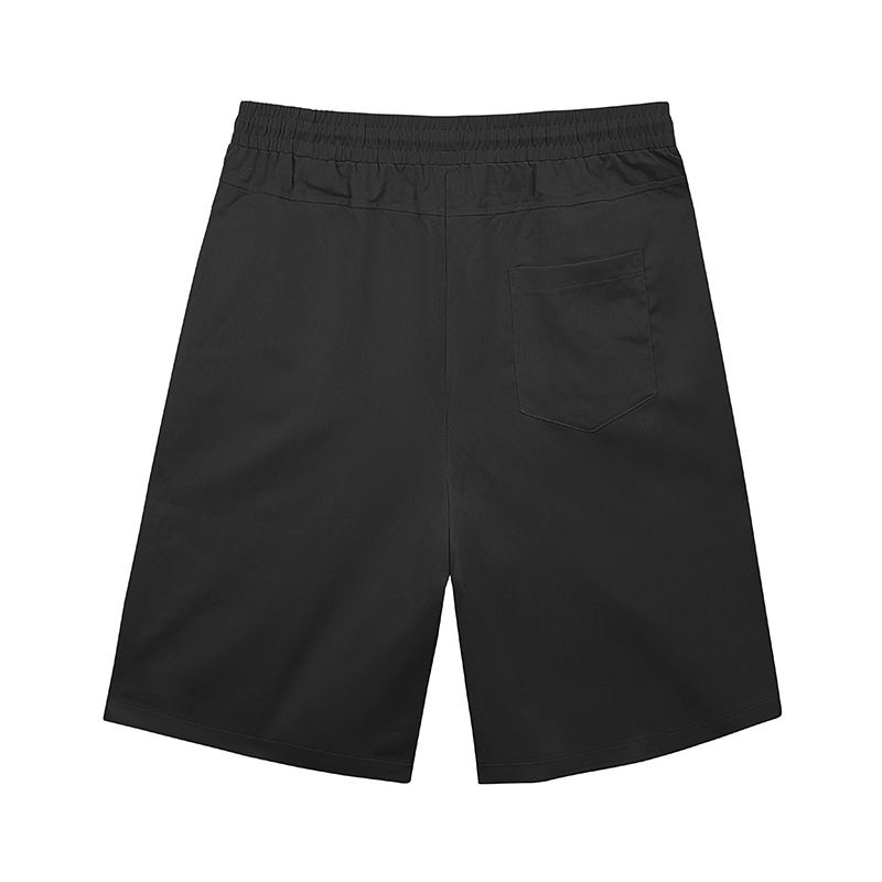 Pantalones de playa para hombre, de verano, informales, ligeros y lujosos, de cinco puntos, con cordón cruzado, talla grande_voghion.com