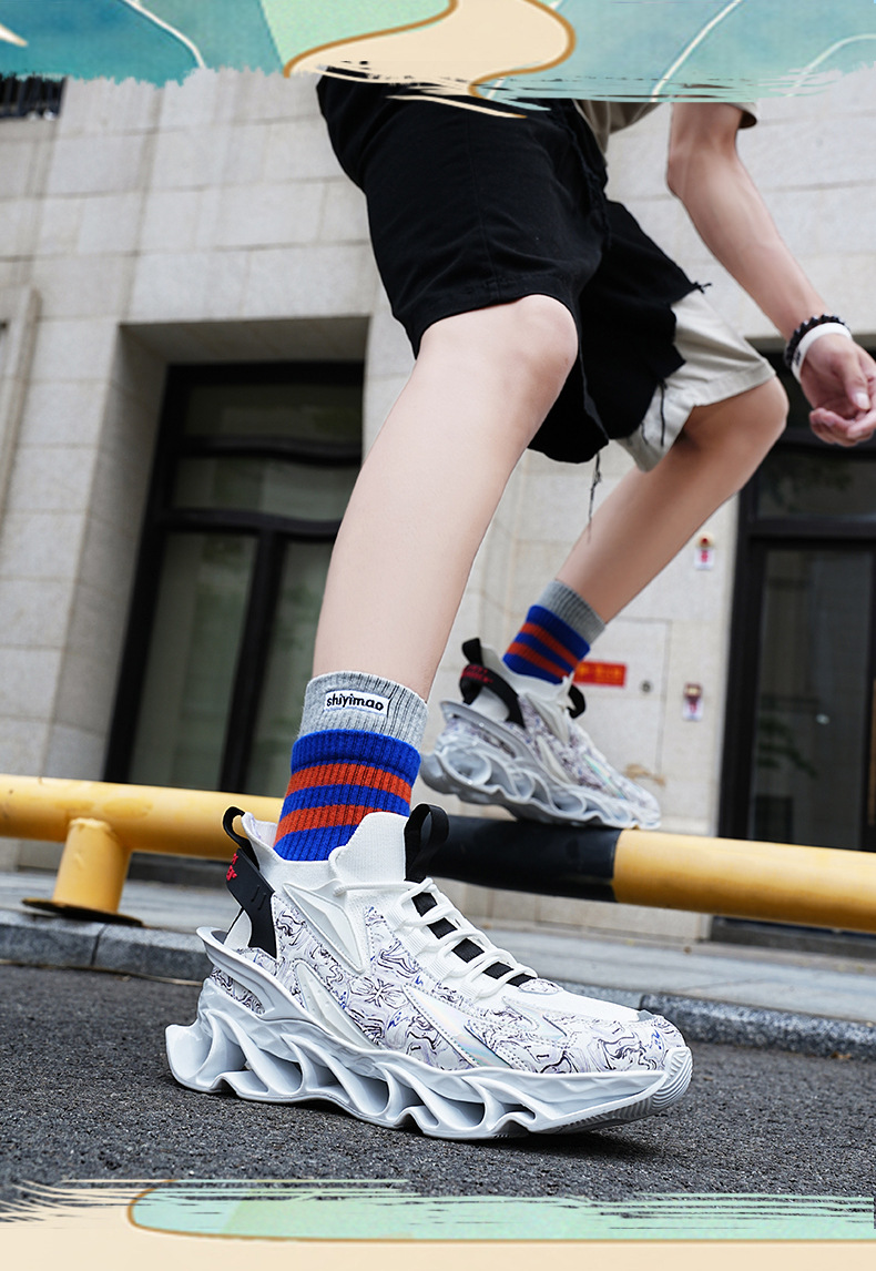 Pantofi sport pentru bărbați, cu suport pentru arcul plantar, sintetici, ușori, pentru alergare_voghion.com