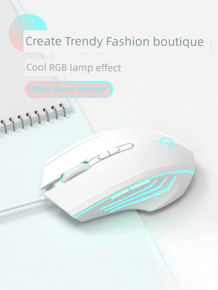 Applicable To Days Selection 5 Notebook Wired Mouse 4 E-Sports 3 Game 2pro Computer Mute Three Charging Office_voghion.com