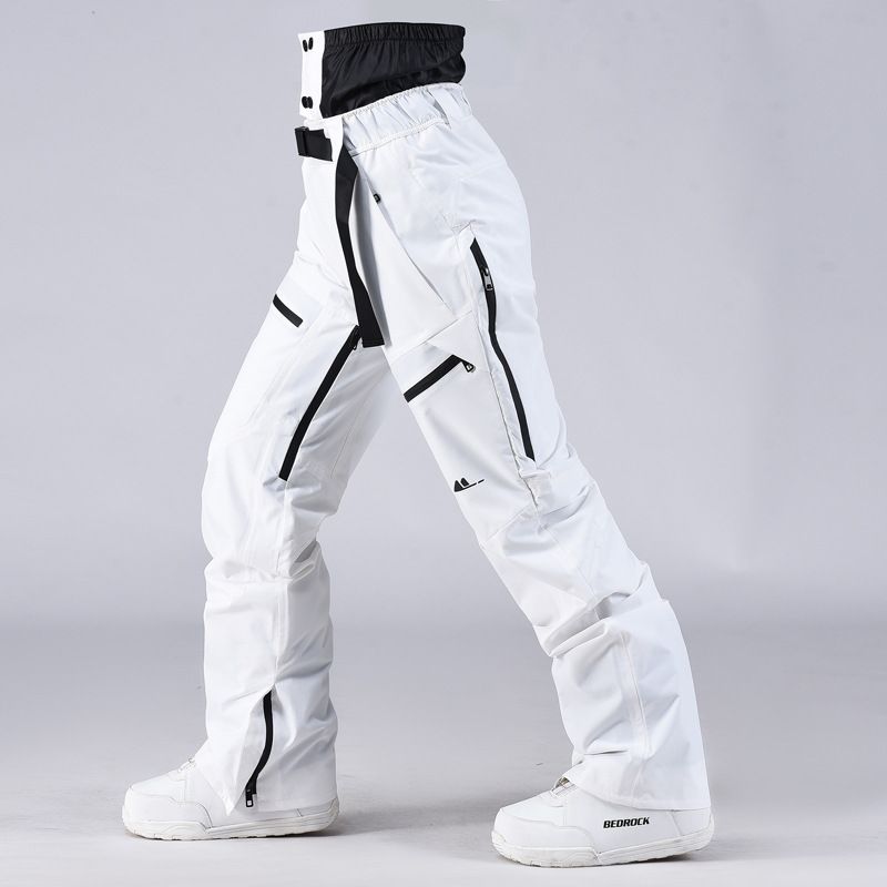 New outdoor sports windproof, waterproond warm single double board skiing casual cotton snow pants supports and_voghion.com