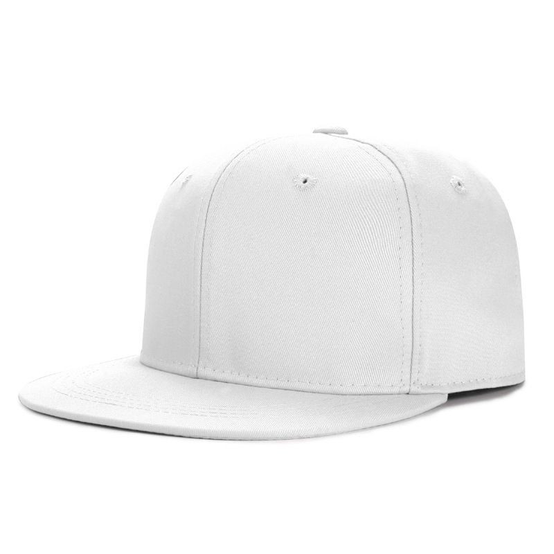 Vendita calda all'ingrosso 40 colori regolabile piatto picco snapback s donna moda poliestere semplice cappello da baseball uomini hiphop vuoto sport_voghion.com