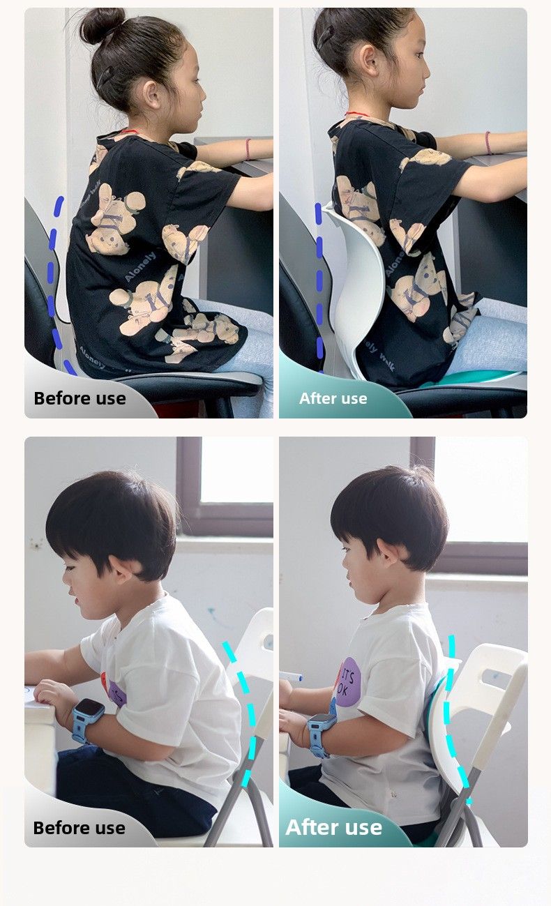 Waist Seat Cushion Children's Student Office Sitting For A Long Time Is Not Tired Artifact Ergonomic Chair Petal Seat Cushion Cushion Integrated_voghion.com