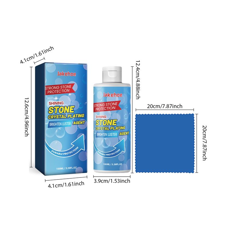 Jakehoe Stone Crystal Plating, Bathroom Floor Tile Clean Refresh Stone Polished Decontamination Clean_voghion.com