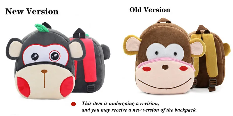 Zaino per bambini simpatico cartone animato scimmia asilo per bambini mochila Borse da scuola per neonati zainetto per bambina escolares_voghion.com