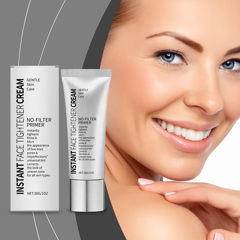 Gesichts-Make-up-Grundierung, feuchtigkeitsspendender, feuchtigkeitsspendender Teint, feine Linien, Hautbarriere, tief nährende, sanfte Pflegecreme_voghion.com