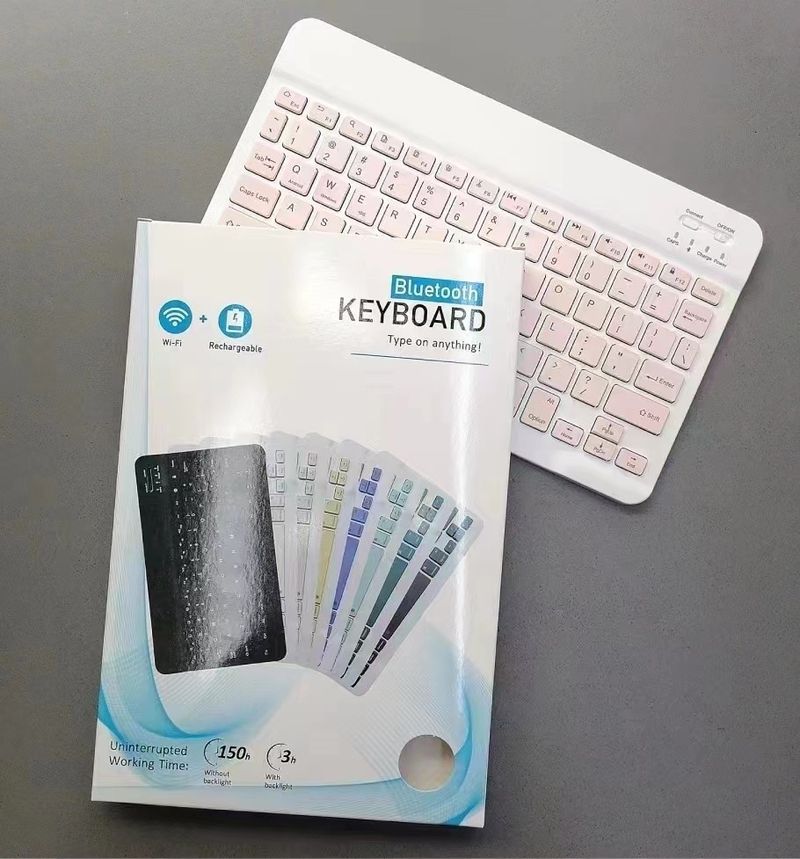 Ensemble souris sans fil Bluetooth universelle NeoGear compatible avec iPad et tablettes, clavier portable Magic Control_voghion.com