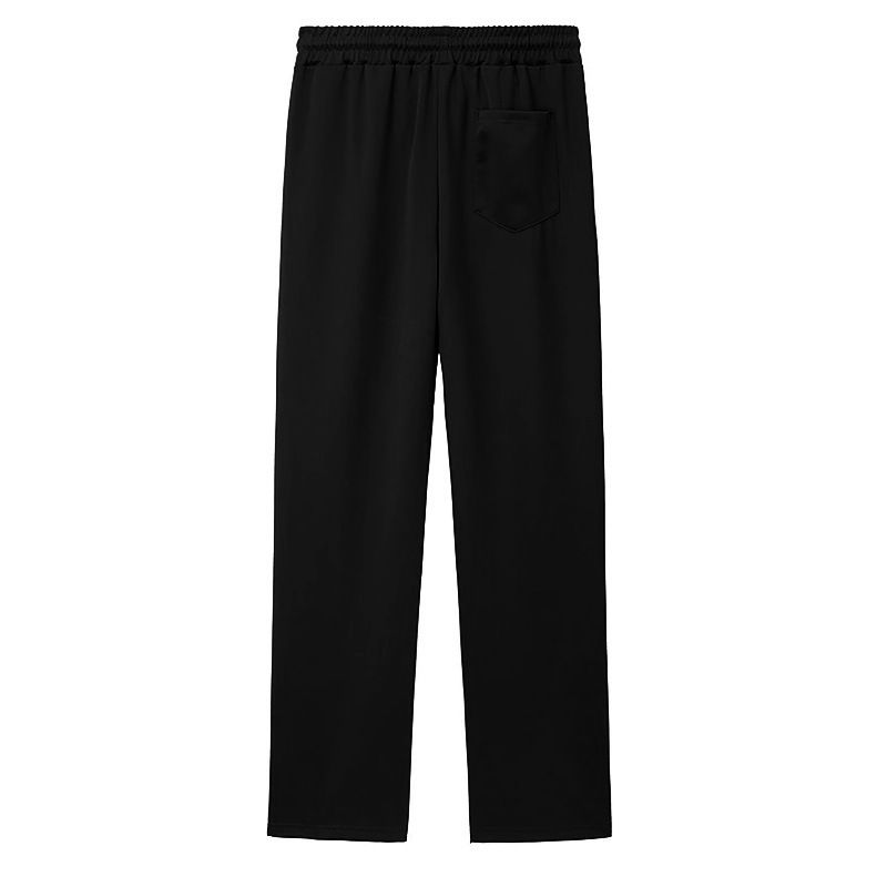 Men's Clothing Men's Casual Sports Loose Healthy Cloth Waist Jogging Quick Drying Stitching Contrast Color Trousers_voghion.com