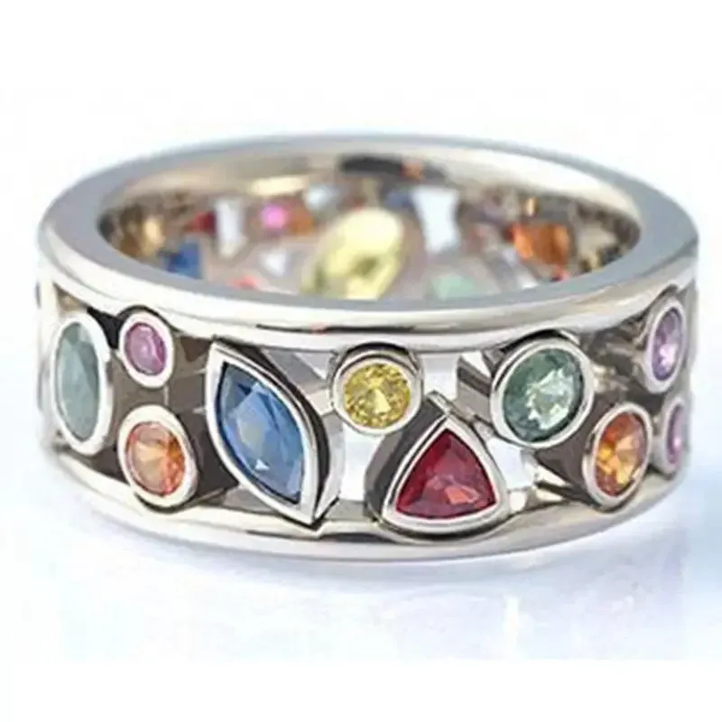 Ready Stock 2024 New Women's Magnetic Therapy Ring Torina Crystal Quartz Ionix for Weight Loss and Lymphatic Drainage Jewelry_voghion.com