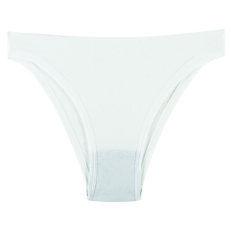 2025d Plus Size Women's Seamless Invisible Solid Color Sexy Elastic T-Back Comfortable Low Waist Underwear_voghion.com