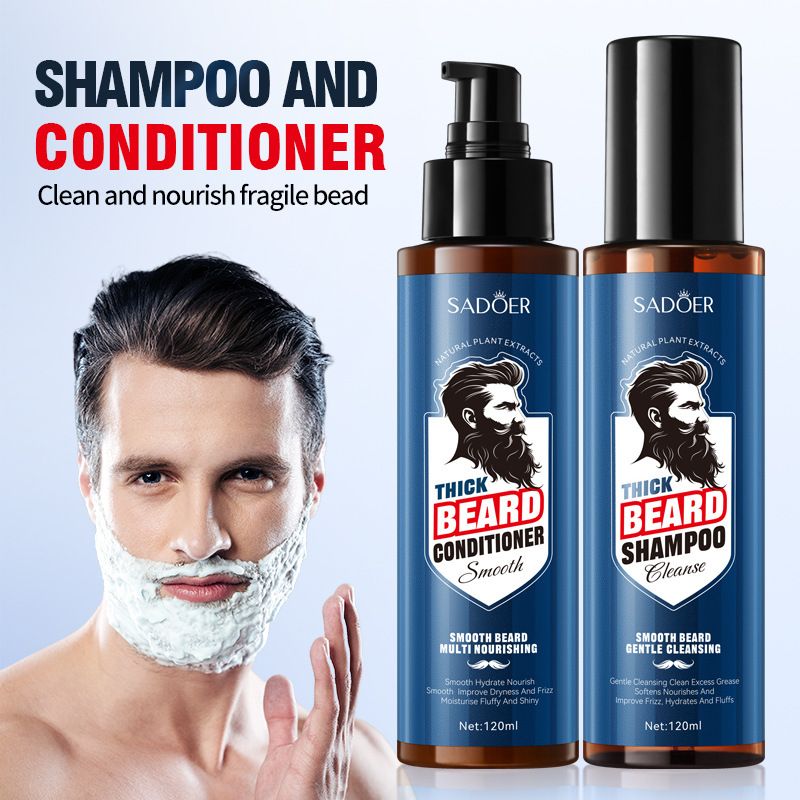 Full English SADOER Multifunctional Care 5-Piece Set Men's Beard Moisturizing_voghion.com
