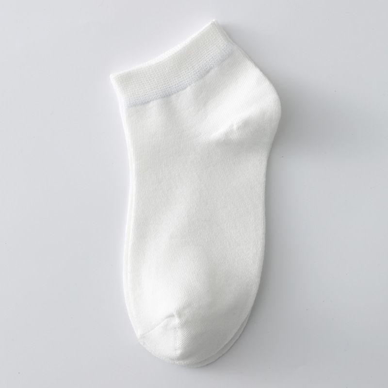 2025e Cotton Sweat-Absorbing Odor-Resistant No-Show All-Cotton Summer Thin Breathable Short Tube Seamless Men's Socks_voghion.com