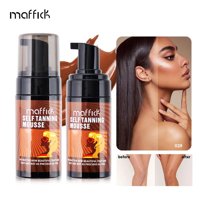 Scrub e trattamenti per il corpo Maffick Tanning Mousse Bubble Bronze Sun Free Sunbathing Sun Boosting Spot_voghion.com