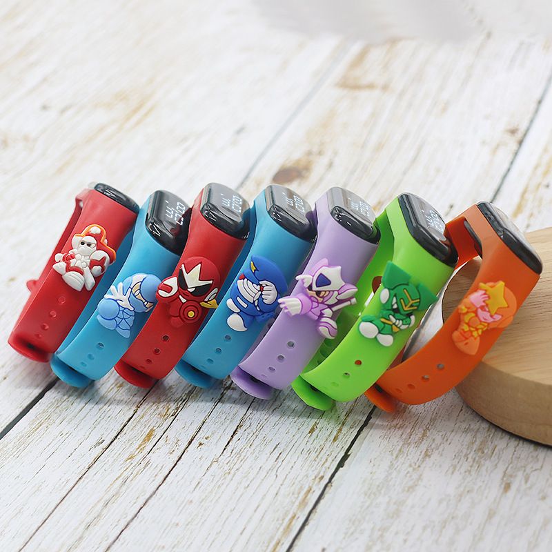 Nuovo orologio elettronico LED per la scuola elementare, super carino, con principessa, per ragazzi e ragazze._voghion.com