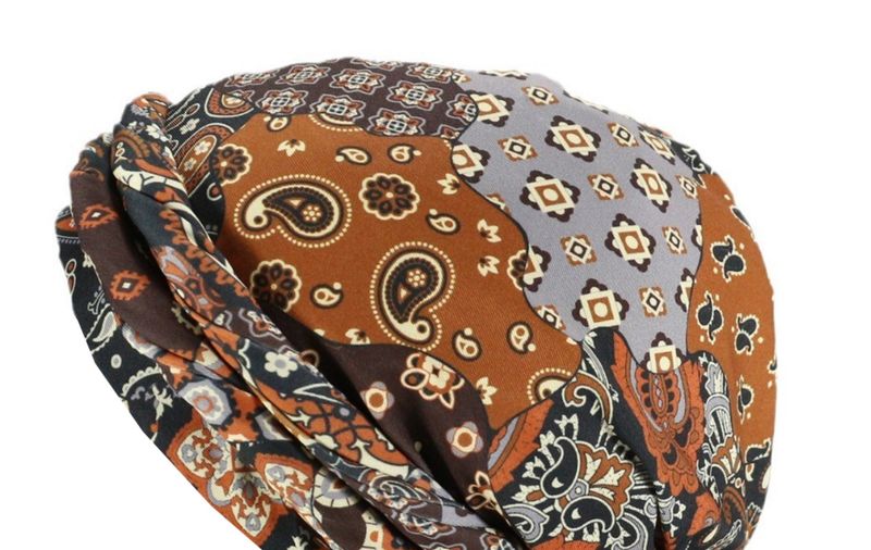 Nuevo gorro con cola torcida colorido para mujer, ajustable con velcro, gorro estilo turbante africano de gran oferta_voghion.com